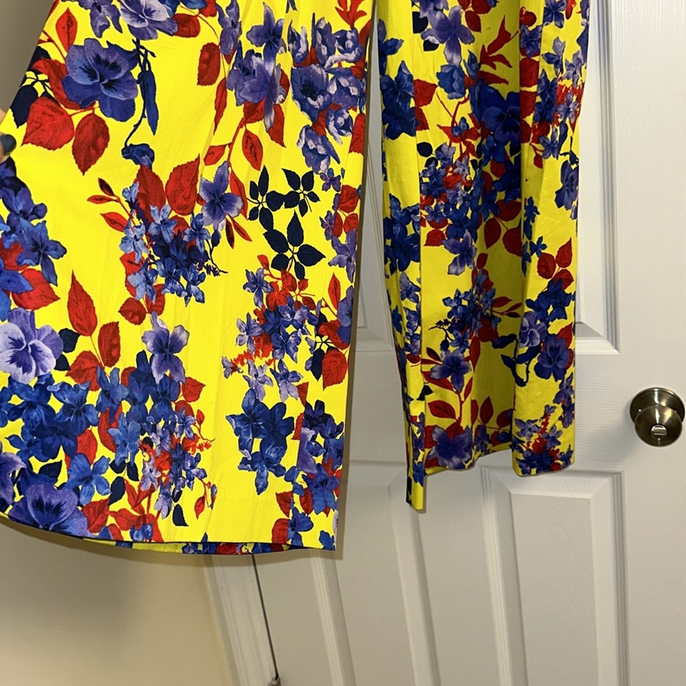 FLORAL WIDE-LEG PANTS by hutch from Anthropologie - Picture 6 of 6